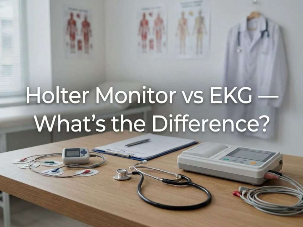 Holter Monitor vs EKG — What's the Difference? - Express Internal Medicine Holter Monitor vs EKG — What's the Difference