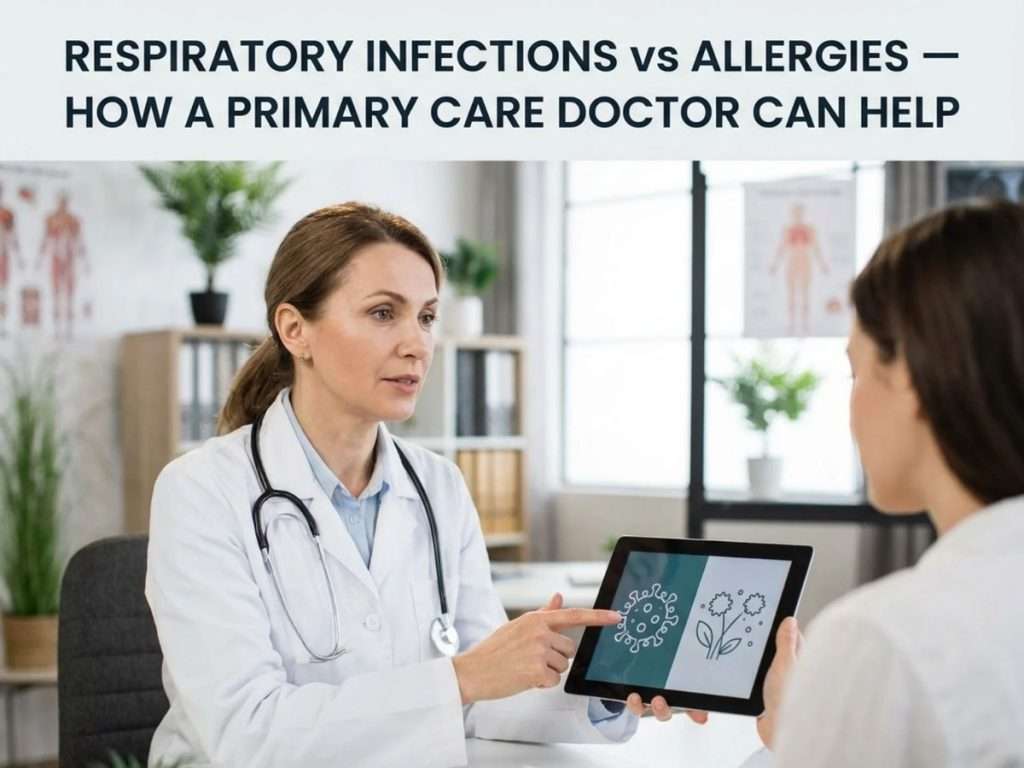 Respiratory Infections vs Allergies — How a Primary Care Doctor Can Help - Express Internal Medicine Respiratory Infections vs Allergies — How a Primary Care Doctor Can Help